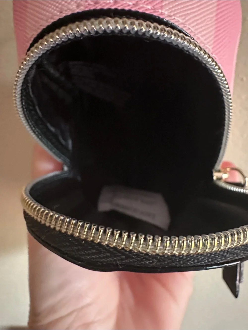 Victoria's Secret Pink Striped 'Love' Cherry Mini Backpack Keychain